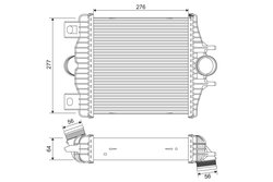 INTERCOOLER VALEO 818384 - Compatibil cu LAND ROVER