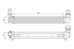 INTERCOOLER VALEO 818389 - Compatibil cu RENAULT