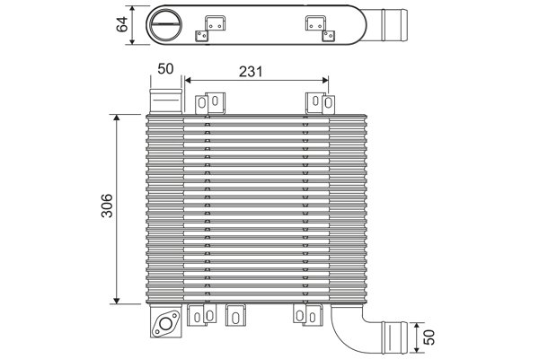 Intercooler Valeo 818398