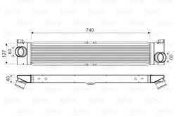INTERCOOLER VALEO 818586 - Compatibil cu FIAT