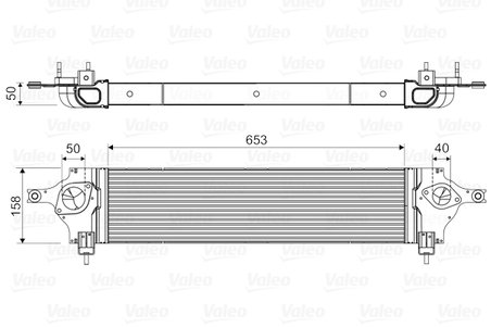 INTERCOOLER VALEO 818589 - Compatibil cu NISSAN