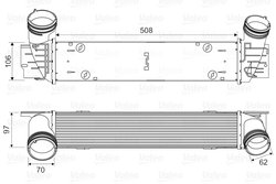 INTERCOOLER VALEO 818594 - Compatibil cu BMW