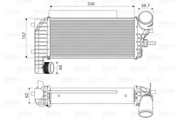 Intercooler Valeo 818604