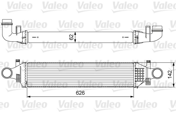 INTERCOOLER VALEO 818623 - Compatibil cu MERCEDES-BENZ, MERCEDES-BENZ (BBDC)