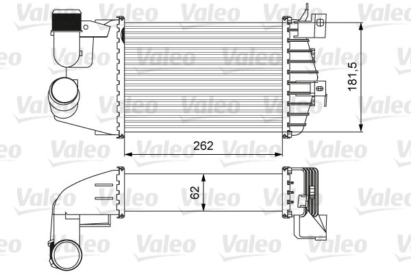 Intercooler Valeo 818627