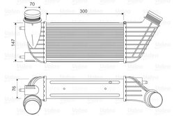 Intercooler Valeo 818651