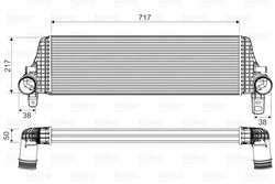 INTERCOOLER VALEO 818659 - Compatibil cu VW
