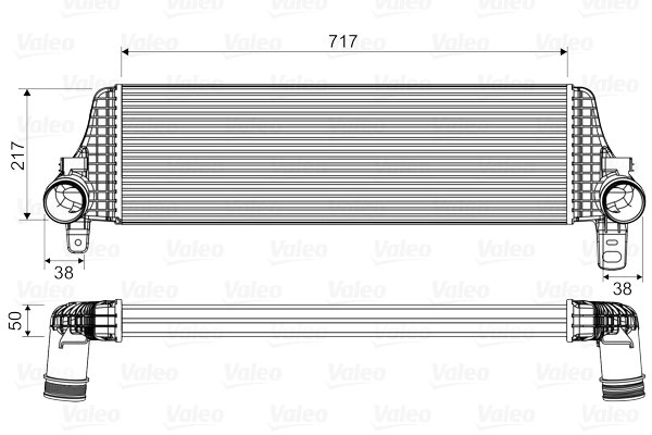 INTERCOOLER VALEO 818659 - Compatibil cu VW