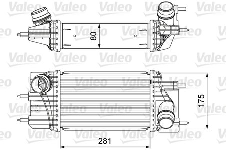 INTERCOOLER VALEO 818666 - Compatibil cu NISSAN