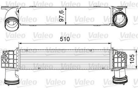 INTERCOOLER VALEO 818664 - Compatibil cu BMW