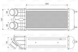 INTERCOOLER VALEO 818663 - Compatibil cu CITROEN, PEUGEOT