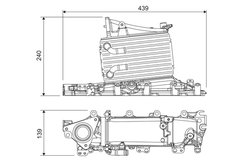 INTERCOOLER VALEO 818683 - Compatibil cu AUDI, SEAT, SKODA, VW