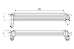 INTERCOOLER VALEO 818696 - Compatibil cu RENAULT