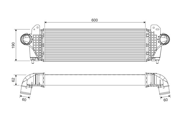 INTERCOOLER VALEO 818694 - Compatibil cu IVECO