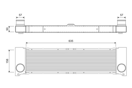 Intercooler Valeo 818807