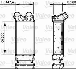 Intercooler Valeo 818837