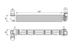 INTERCOOLER VALEO 818878 - Compatibil cu RENAULT