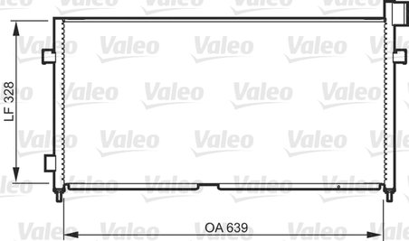 Radiator climatizare Valeo 818984