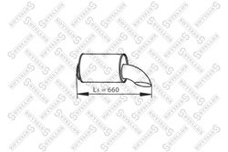 RACORD EVACUARE STELLOX 82-03771-SX - Compatibil cu RENAULT TRUCKS, VOLVO