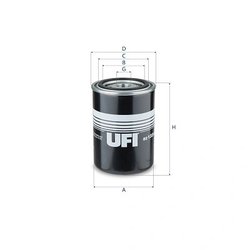 Filtru sistem hidraulic primar UFI 82.132.00