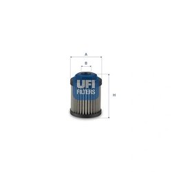 FILTRU SISTEM HIDRAULIC PRIMAR UFI 82.136.00 - Piesa auto compatibila cu mai multe marci