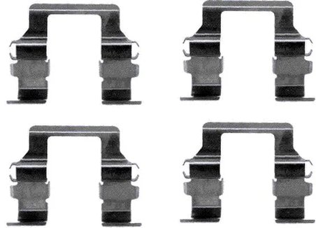 Set accesorii placute frana Textar 82031400
