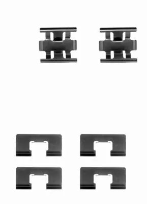 Set accesorii placute frana Textar 82048500