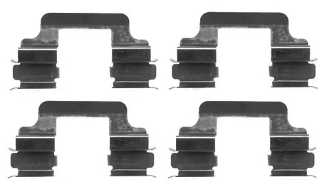 SET ACCESORII PLACUTE FRANA TEXTAR 82054900 - Compatibil cu ALFA ROMEO, AUDI, AUDI (FAW), BENTLEY, LADA, NISSAN, PORSCHE, RENAUL