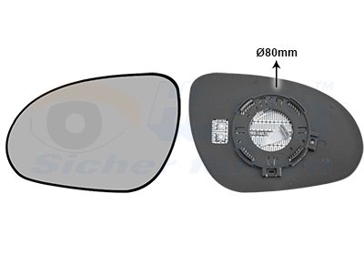 Sticla oglinda, oglinda retrovizoare exterioara Van Wezel 82