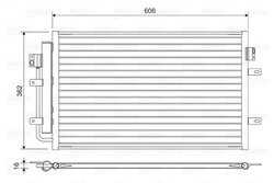 RADIATOR CLIMATIZARE VALEO 822551 - Compatibil cu IVECO