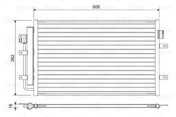 RADIATOR CLIMATIZARE VALEO 822551 - Compatibil cu IVECO