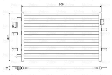 RADIATOR CLIMATIZARE VALEO 822551 - Compatibil cu IVECO