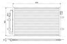 RADIATOR CLIMATIZARE VALEO 822551 - Compatibil cu IVECO