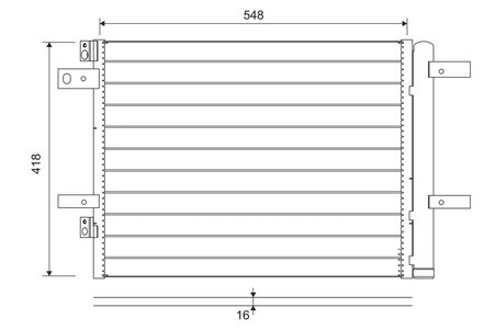 Radiator climatizare Valeo 822564