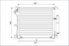 RADIATOR CLIMATIZARE VALEO 822579 - Compatibil cu NISSAN