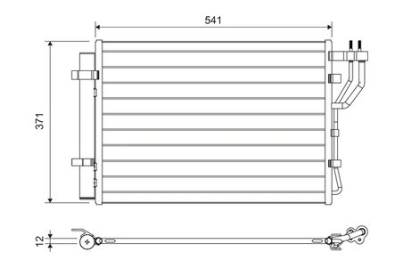 Radiator climatizare Valeo 822582