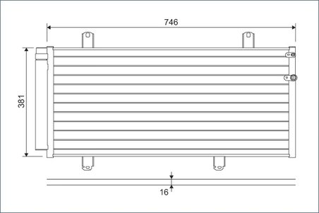 Radiator climatizare Valeo 822584