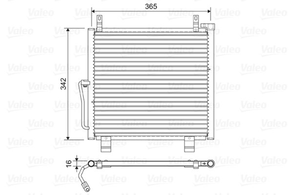 RADIATOR CLIMATIZARE VALEO 822591 - Compatibil cu SUZUKI