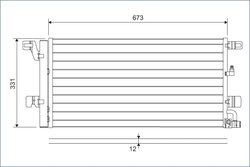 Radiator climatizare Valeo 822596