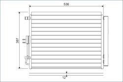 Radiator climatizare Valeo 822598