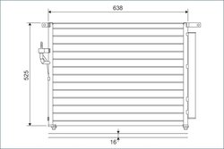 RADIATOR CLIMATIZARE VALEO 822603 - Compatibil cu FORD, FORD AUSTRALIA, MAZDA