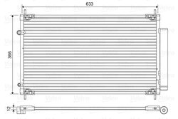RADIATOR CLIMATIZARE VALEO 822604 - Compatibil cu TOYOTA