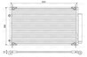 Radiator climatizare Valeo 822604