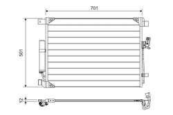 Radiator climatizare Valeo 822605