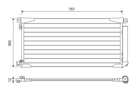 Radiator climatizare Valeo 822607