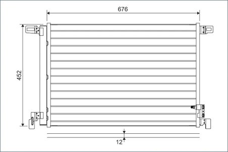 Radiator climatizare Valeo 822609