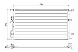 Radiator climatizare Valeo 822614