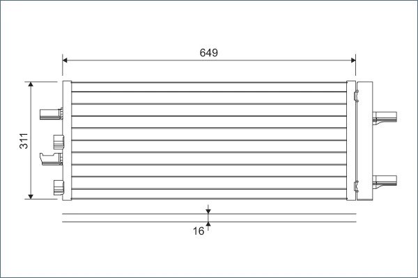 Radiator climatizare Valeo 822615