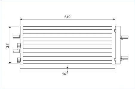 Radiator climatizare Valeo 822615