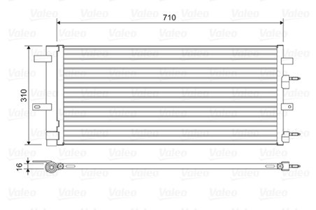 RADIATOR CLIMATIZARE VALEO 822618 - Compatibil cu FORD, FORD USA